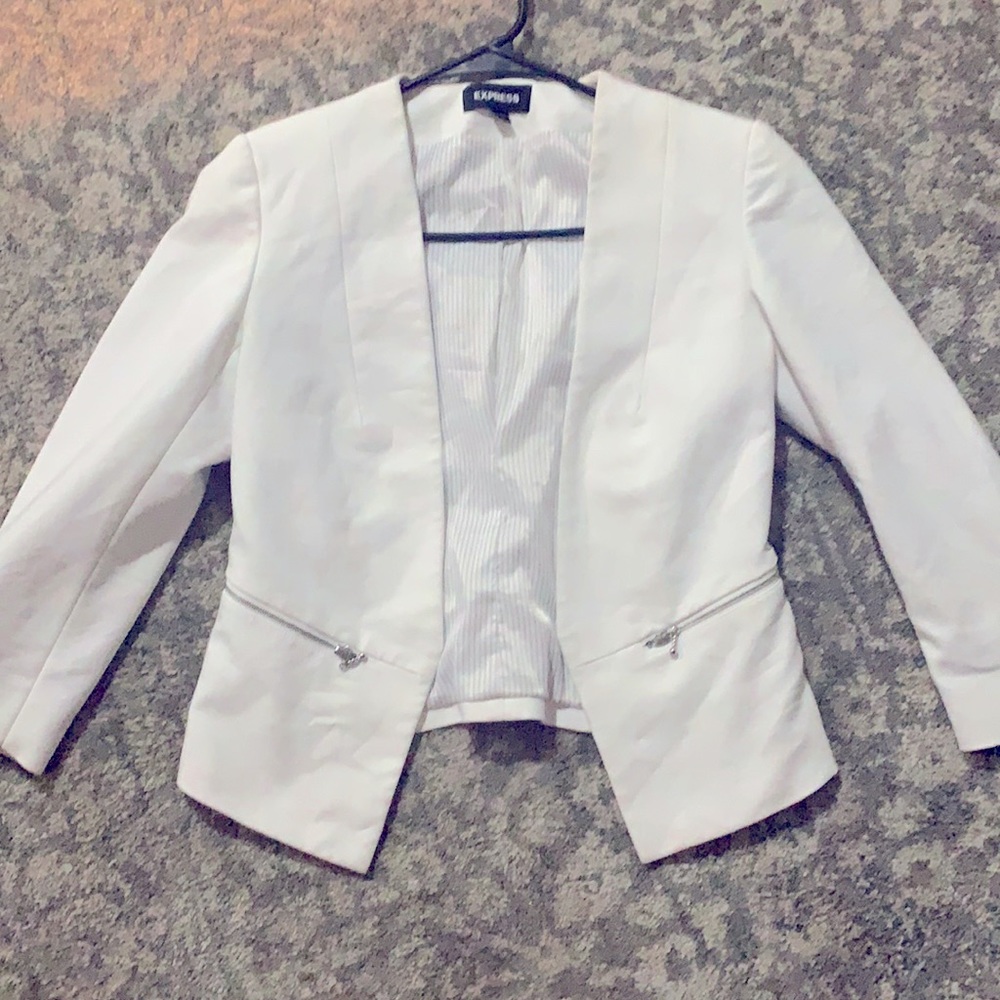 White blazer